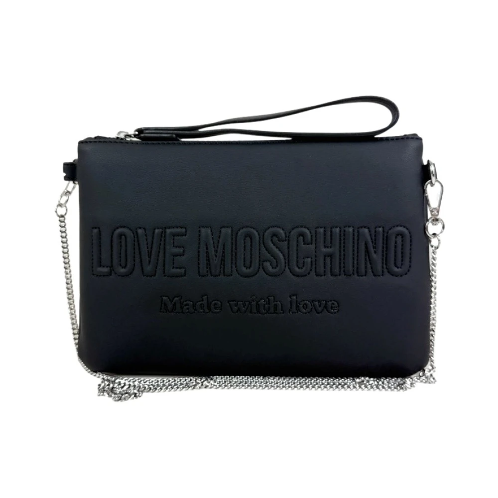Love Moschino Women's Black Grs Pochette C/Tracolla - Clutches - One Size - Bags
