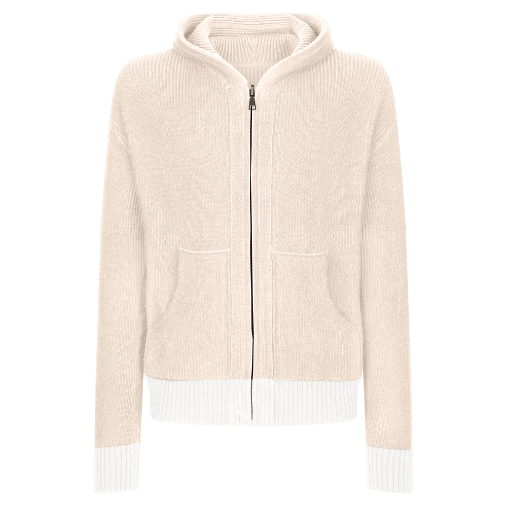 Add Vest IN Dubbelzijdige RIB Beige Heren