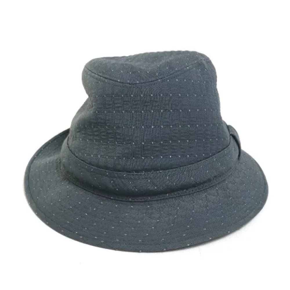 Hermès Vintage Pre-owned Cotton hats Gray Dames