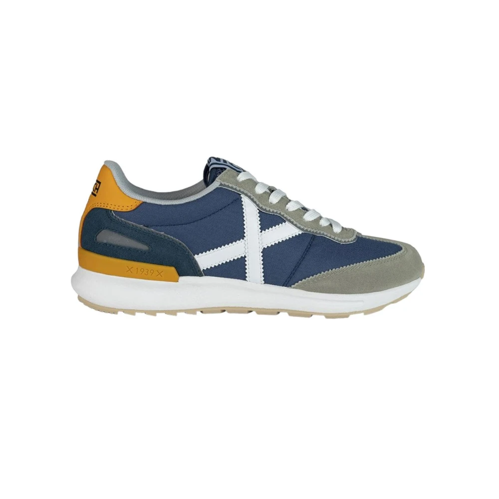 Munich Men's Blue Retro Athletic Sneaker For