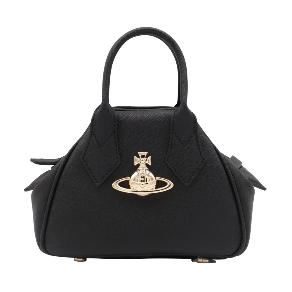 Vivienne Westwood Zwarte Mini Yasmine Top Handtas Black Dames