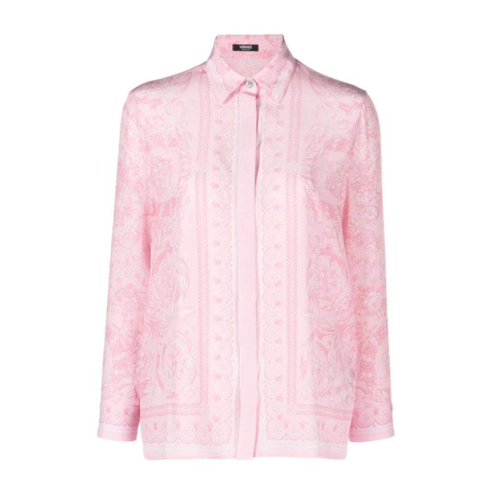 Versace Stijlvolle Overhemden Pink Dames