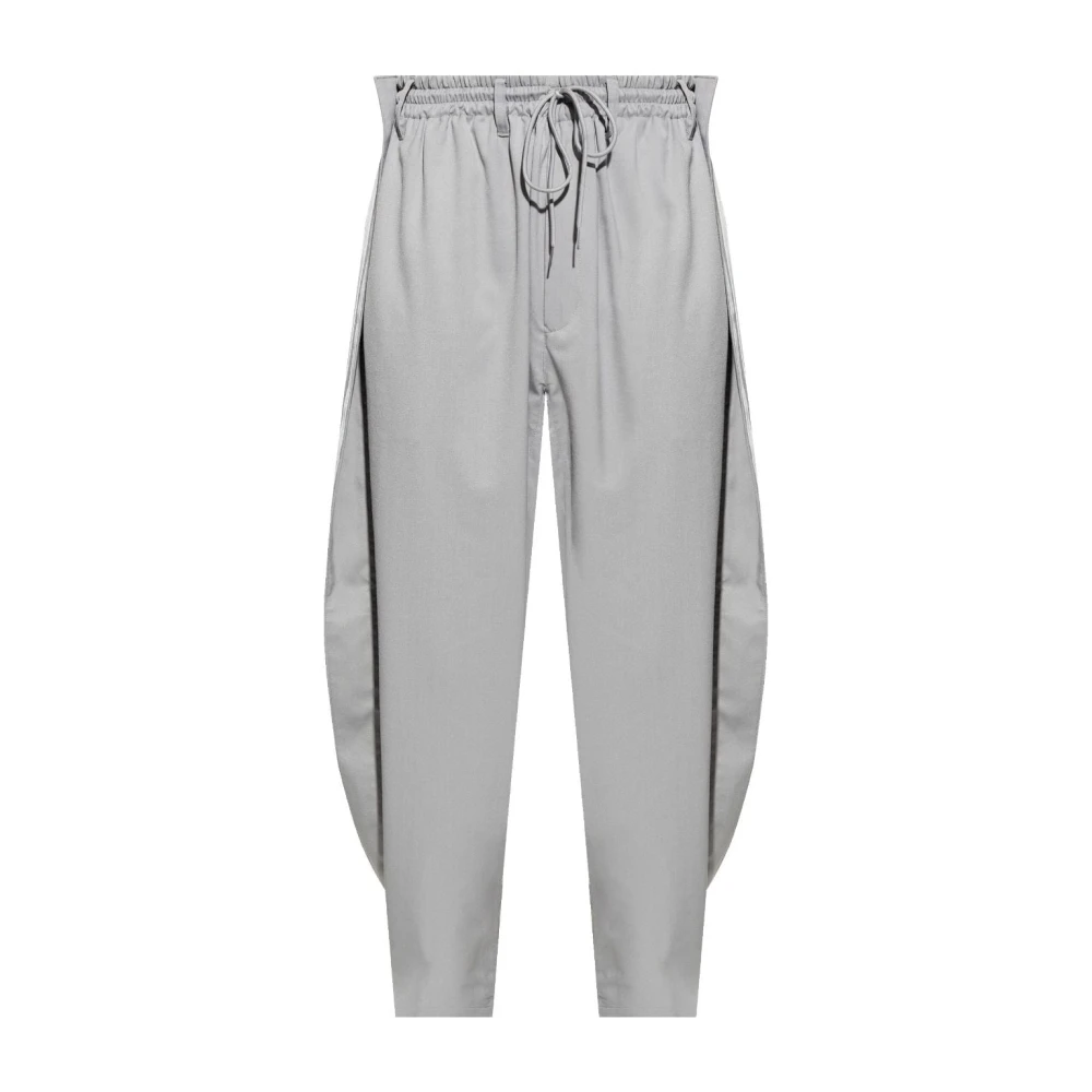 Y-3 Grijze Stijlvolle Broek Gray Heren
