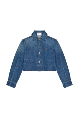 Cocoon Cropped Denim Jacket