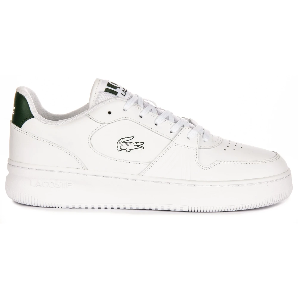 Lacoste Women's White Leather Trainers - Sneakers - 8 Uk - Shoes