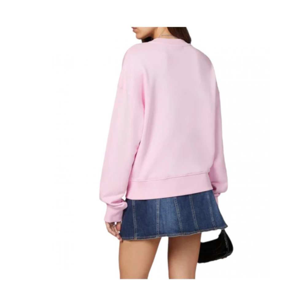 Chiara Ferragni Collection Dames Roze Katoenen Sweatshirt Pink Dames