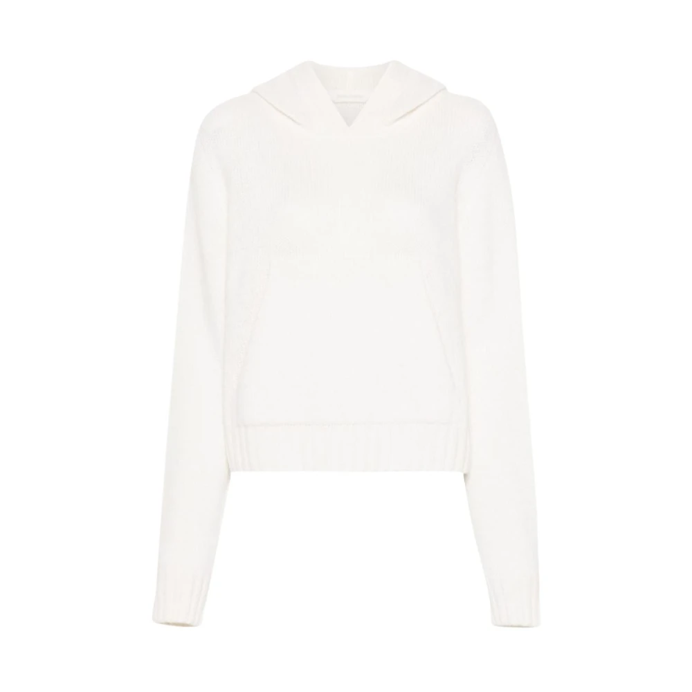 Palm Angels Donna Bianco - Felpa Con Cappuccio - Sweatshirts & Hoodies - M