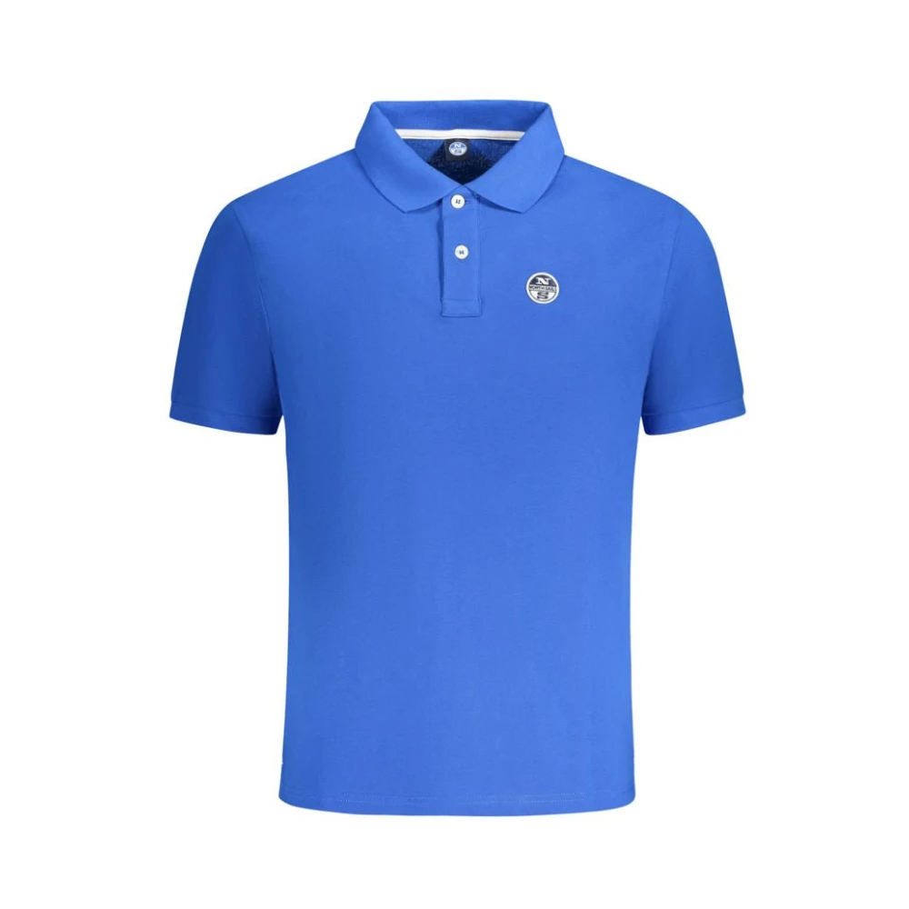 North Sails Herr Blå Toppar M, Bomull, Short Sleeve Polo