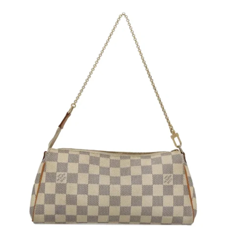 Louis Vuitton Vintage Pre-owned Canvas louis-vuitton-bags White Dames