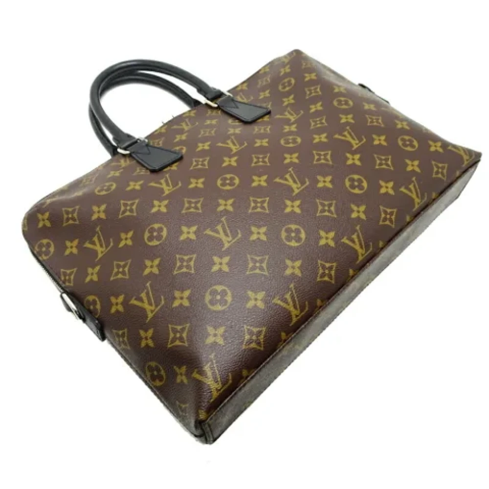 Louis Vuitton Vintage Pre-owned Canvas handbags Black Dames