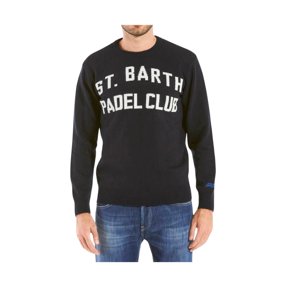 MC2 Saint Barth Heron St Barth Padel Club Trui Black Heren