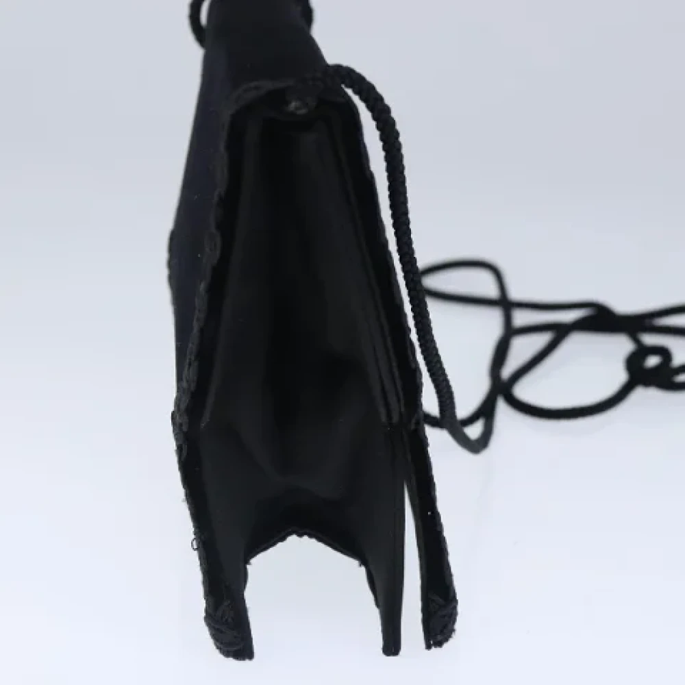 Saint Laurent Vintage Pre-owned Metal shoulder-bags Black Dames