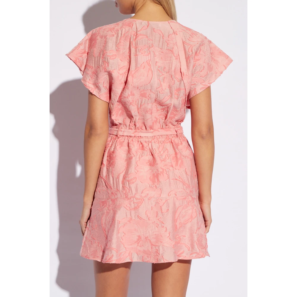IRO Fabiana jacquard jurk Pink Dames