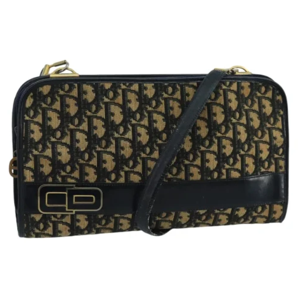 Dior Vintage Pre-owned Canvas dior-bags Blue Dames