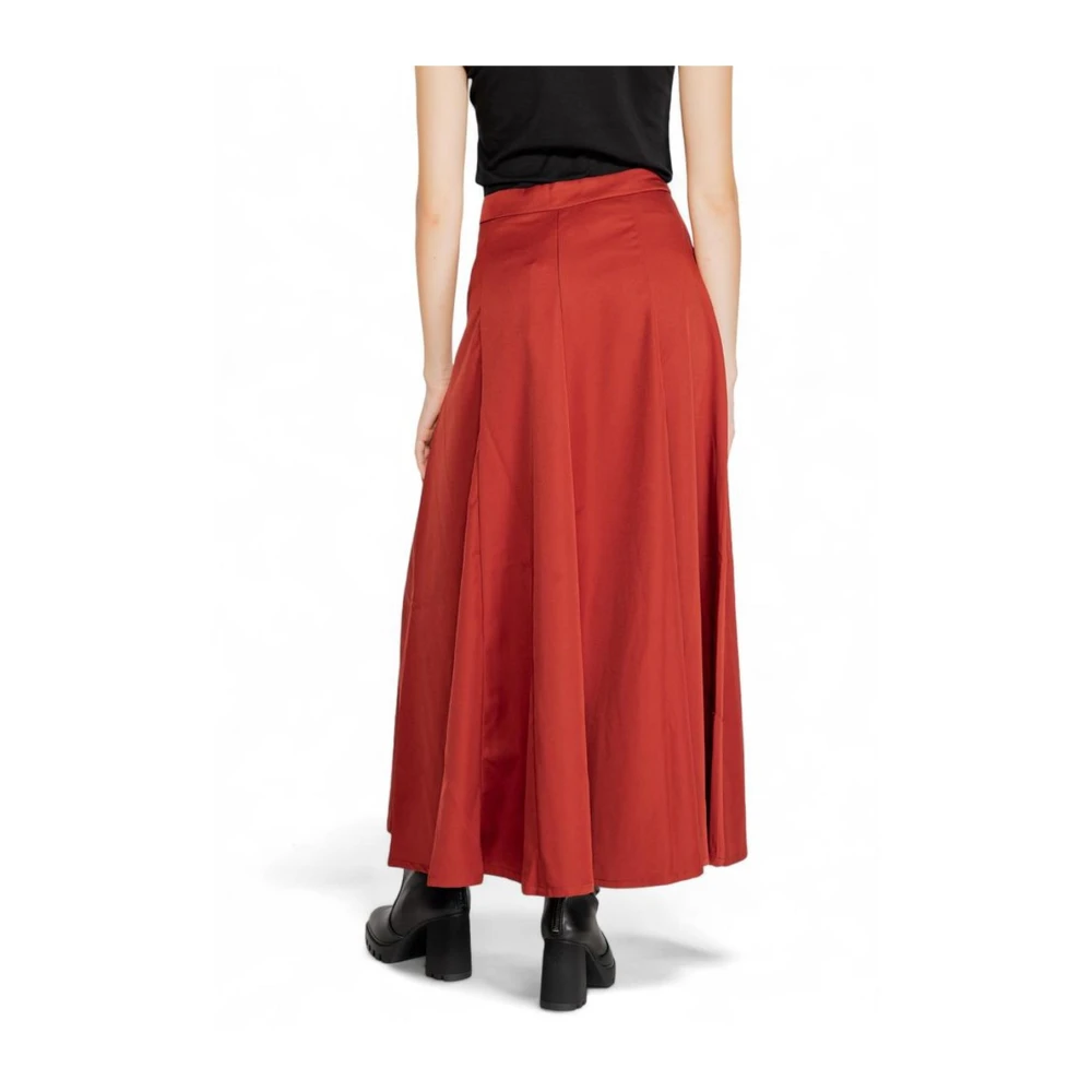 Vero Moda Rode Polyester Rok Herfst Winter Collectie Red Dames
