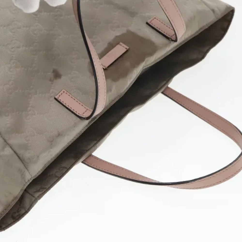 Gucci Vintage Pre-owned Nylon gucci-bags Gray Dames