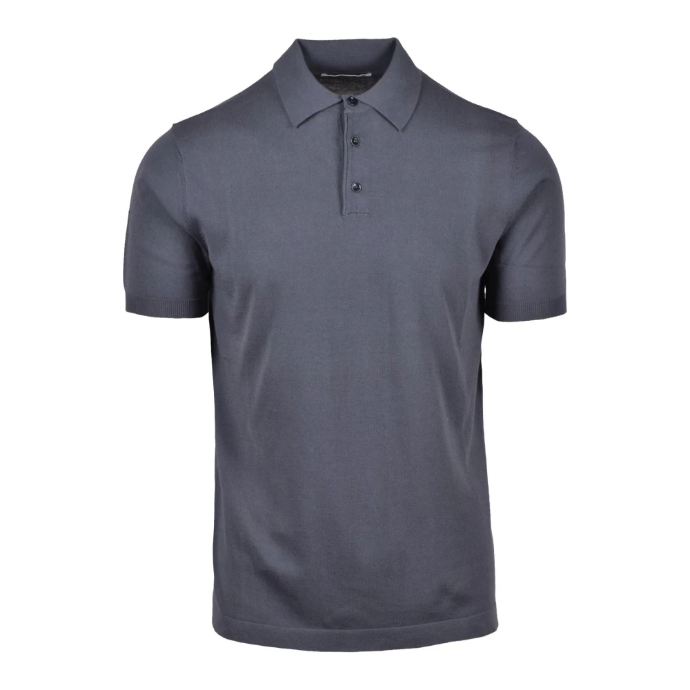 Kangra Katoenen Polo Shirt Gray Heren
