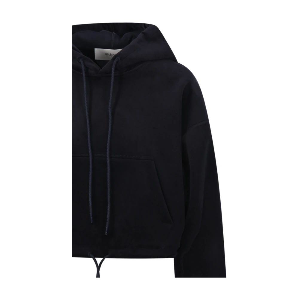Golden Goose Hoodie-sweatshirt met geborduurde patch Black Dames