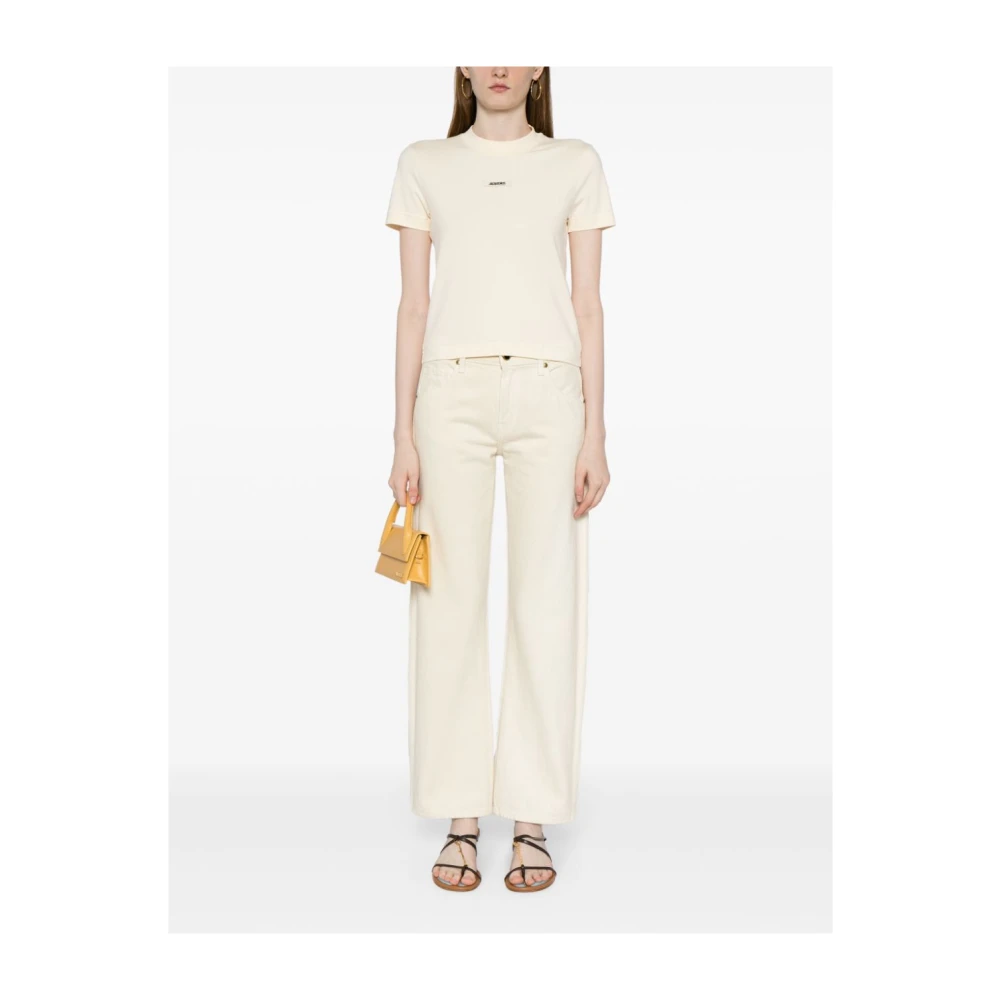 Jacquemus Beige T-shirts en Polos Beige Dames