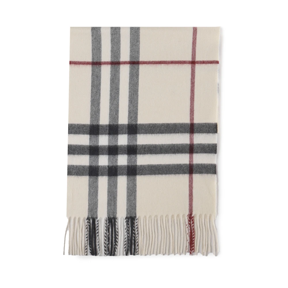 Burberry Vintage Check Cashmere Sjaal Beige Unisex
