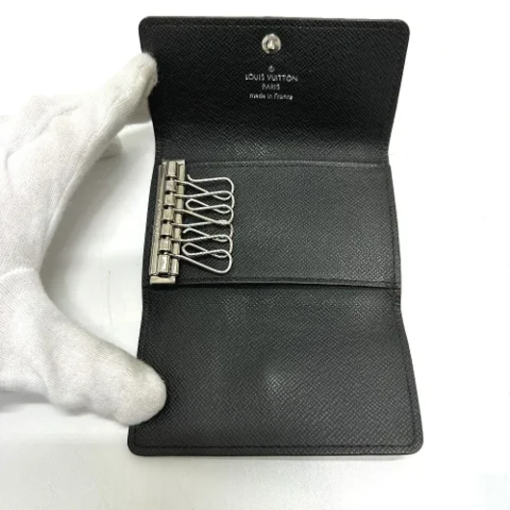 Louis Vuitton Vintage Pre-owned Canvas key-holders Black Dames