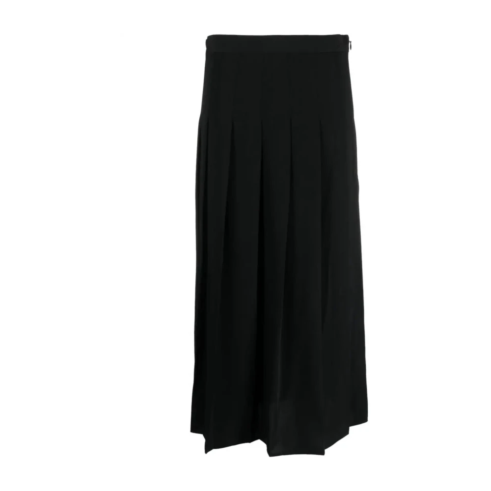 Polo Ralph Lauren Women's Black Midi Skirt