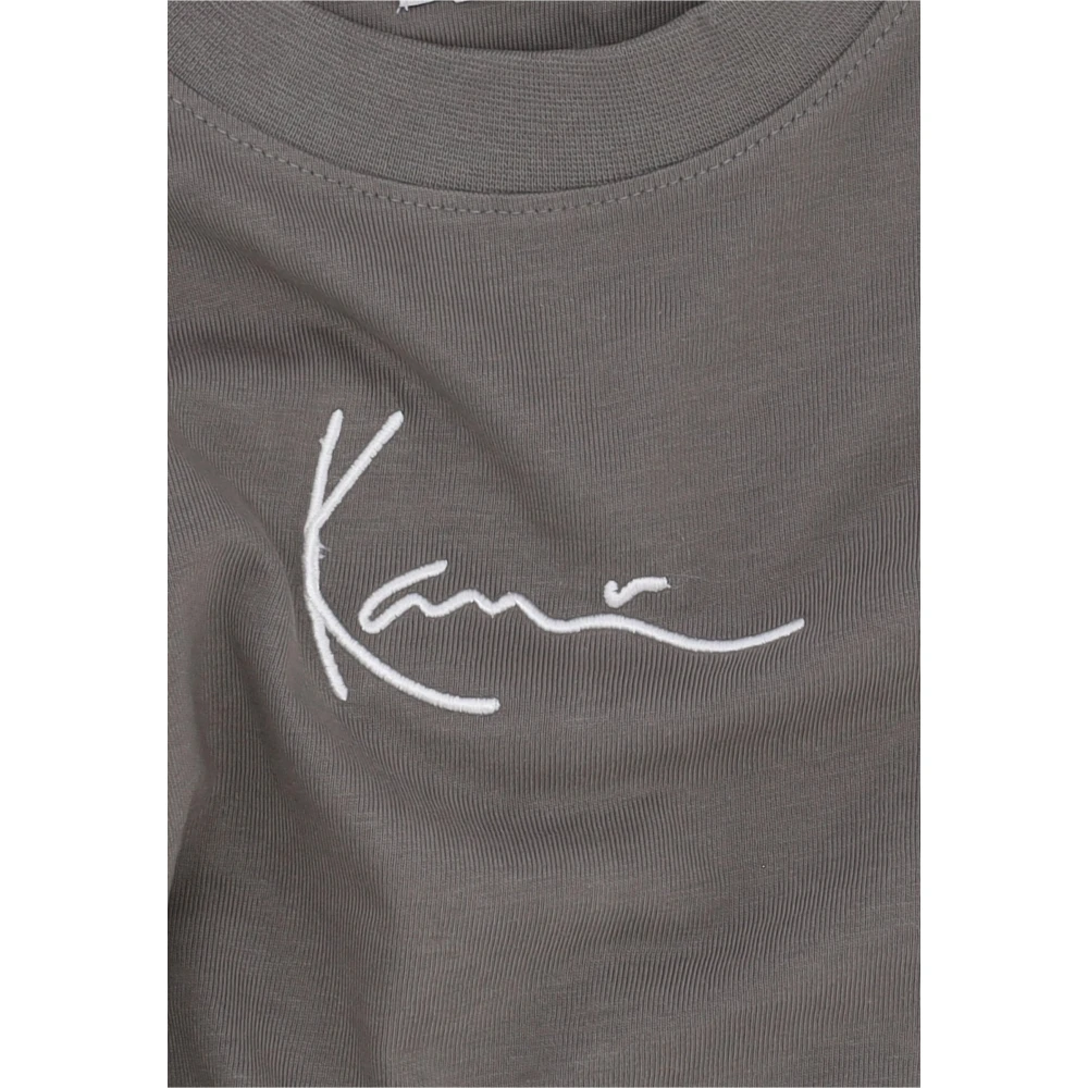 Karl Kani Essentiële Crew Neck Tee Shirt Gray Heren