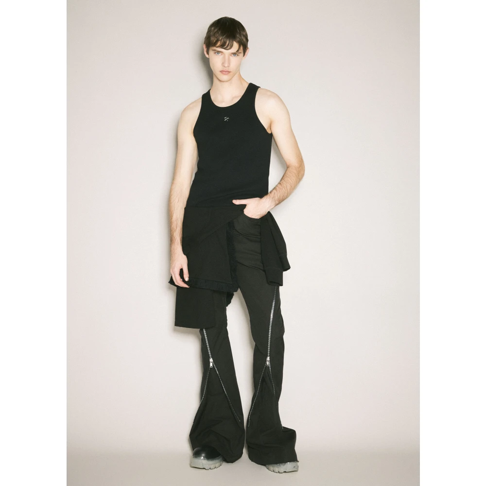 GmbH Scoop Neck Logo Tank Top Black Heren