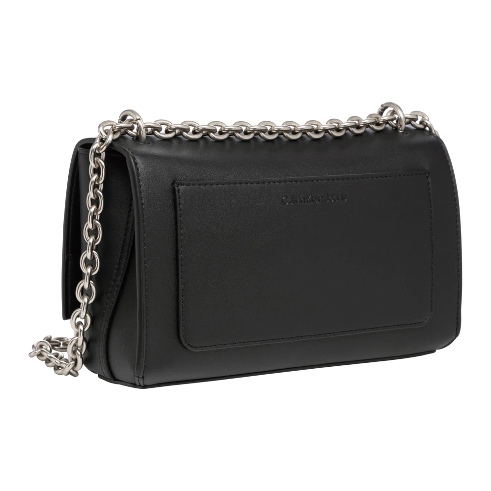 Calvin Klein Jeans Verstelbare Schouder Tas met Sluiting Black Dames
