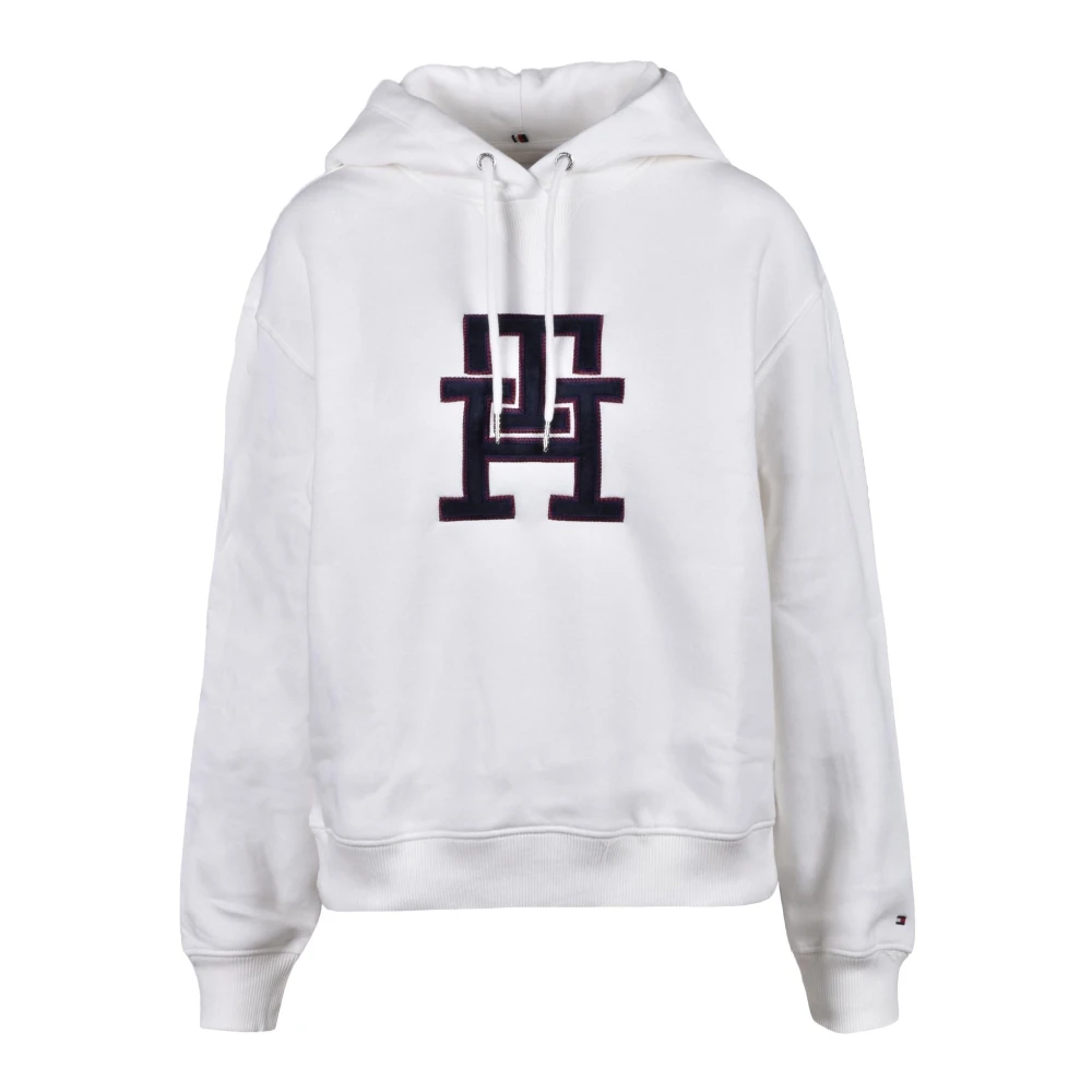 Tommy Hilfiger Katoenmix Sweater White Dames