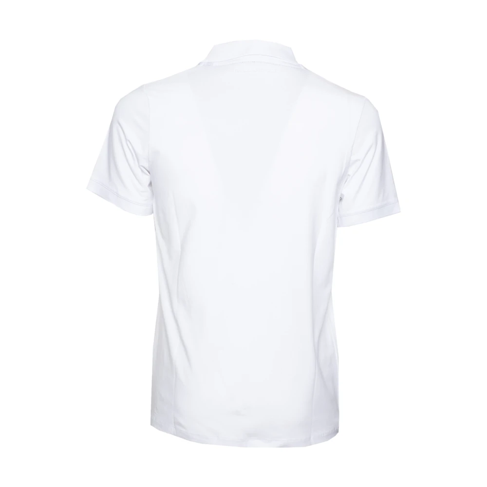 Karl Lagerfeld Wit Logo Polo T-Shirt White Heren