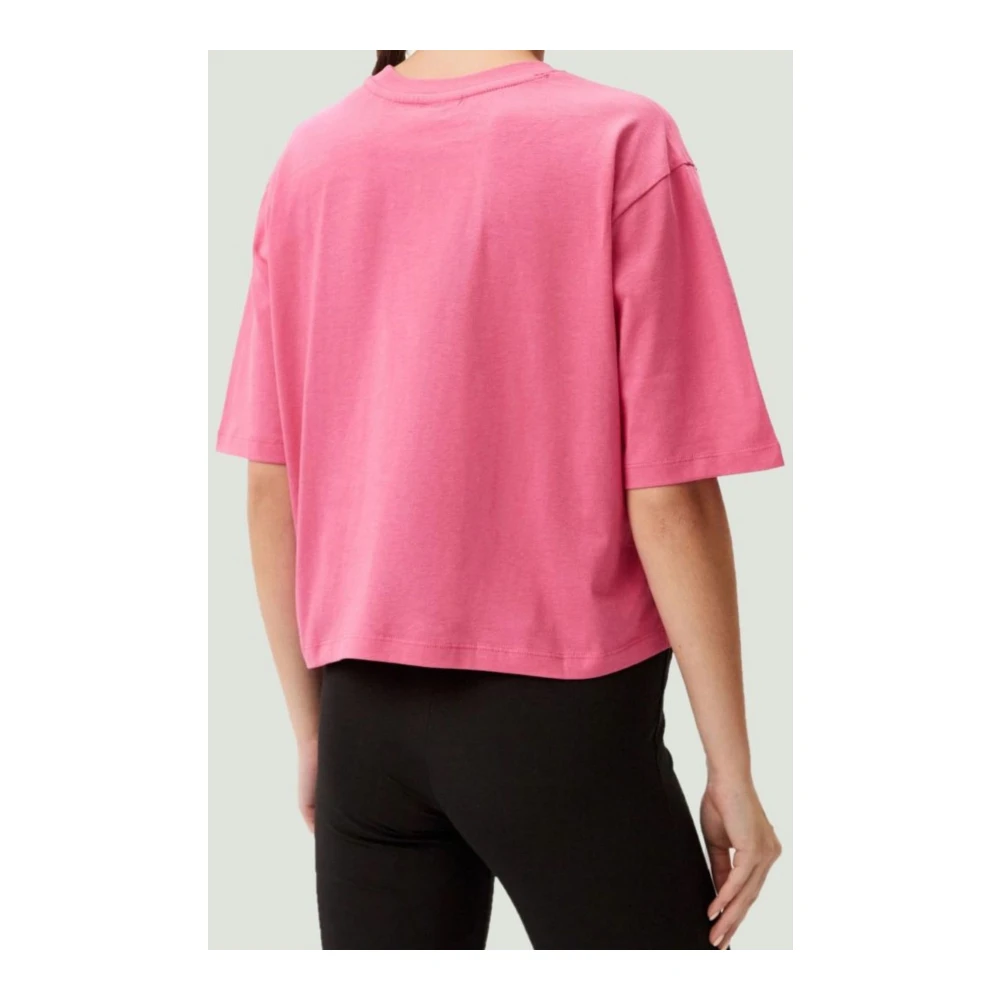 Guess Logo T-Shirt Pink Dames