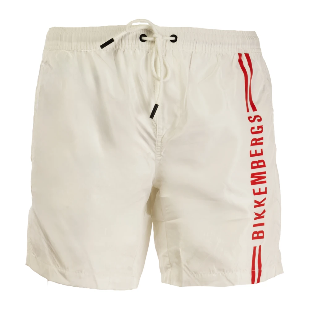 Bikkembergs Sportieve Elegante Zwembroek White Heren