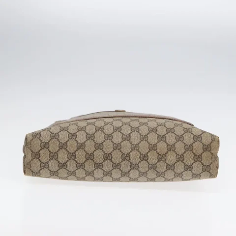 Gucci Vintage Pre-owned Leather handbags Beige Dames