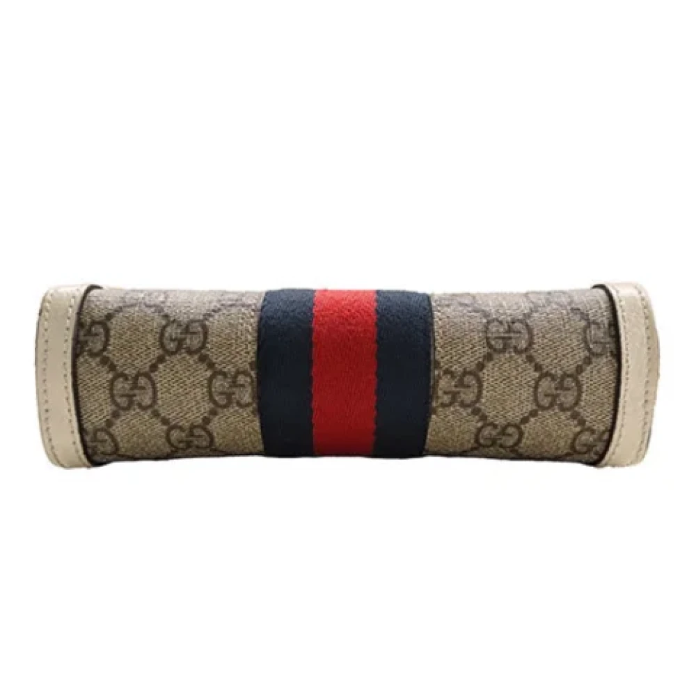 Gucci Vintage Pre-owned Plastic gucci-bags Beige Dames