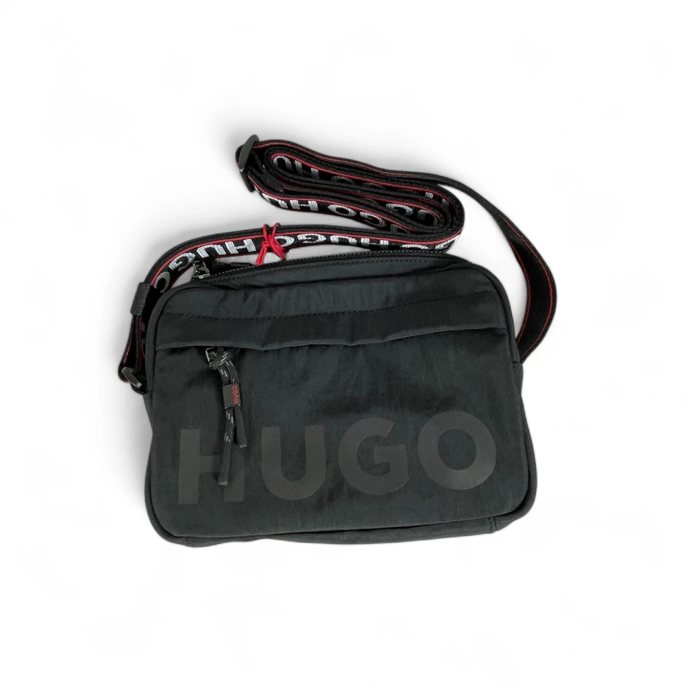 Hugo Boss Quentyn Crossbody Zwarte Schoudertas Black