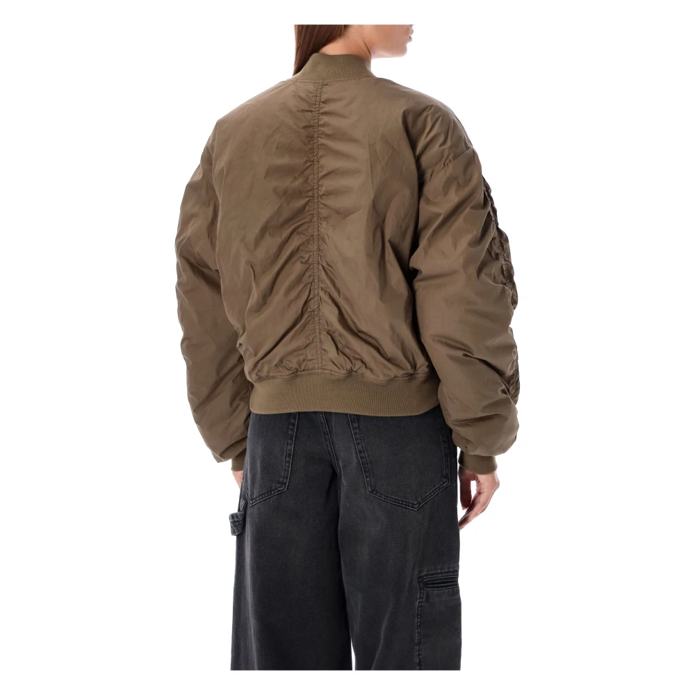 Isabel Marant Étoile Khaki Bomberjack Dames Buitenkleding Green Dames