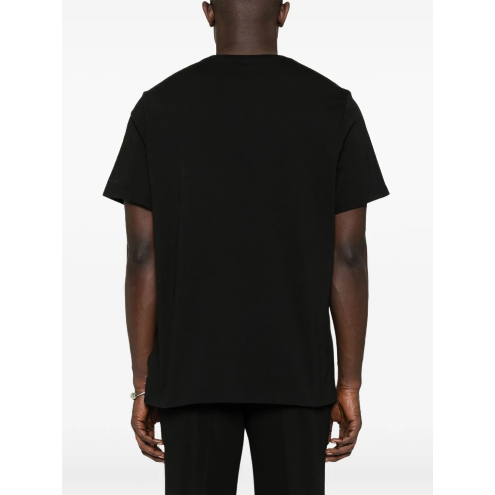 Moose Knuckles Stellite Logo Print T-Shirt Black Heren