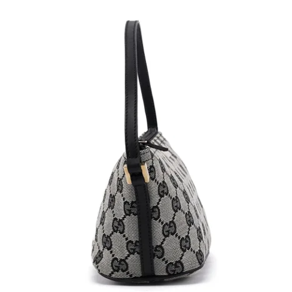 Gucci Vintage Pre-owned Leather handbags Gray Dames