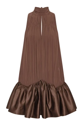 Gathered Mini Dress