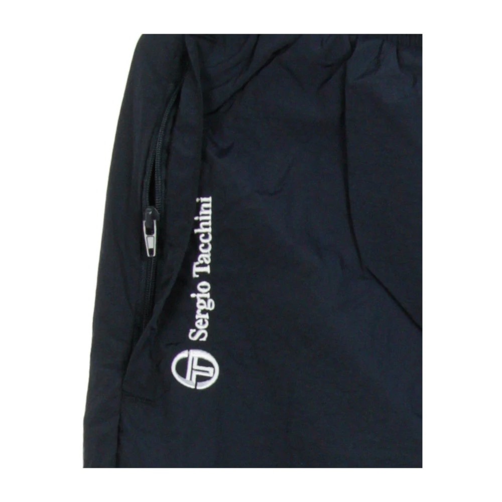 Sergio Tacchini Heren Trainingsbroek Archief Marineblauw wit Blue Heren