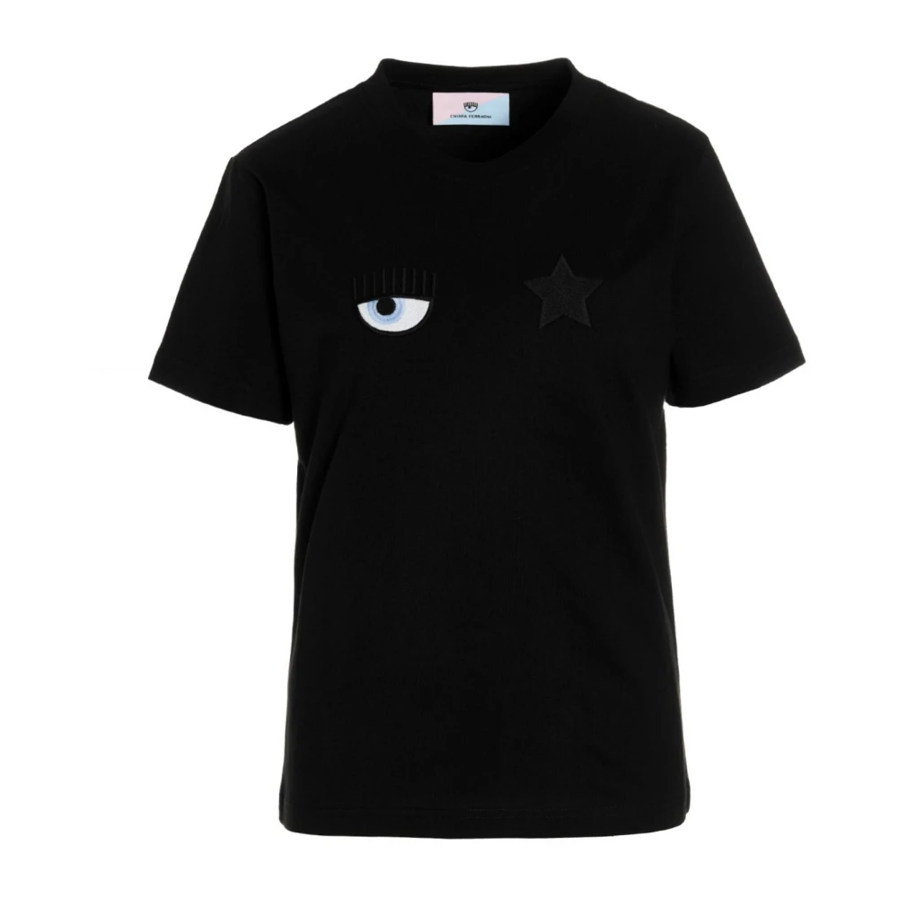 Chiara Ferragni Collection Damen Schwarz Oberteile, K, Xsgröße: