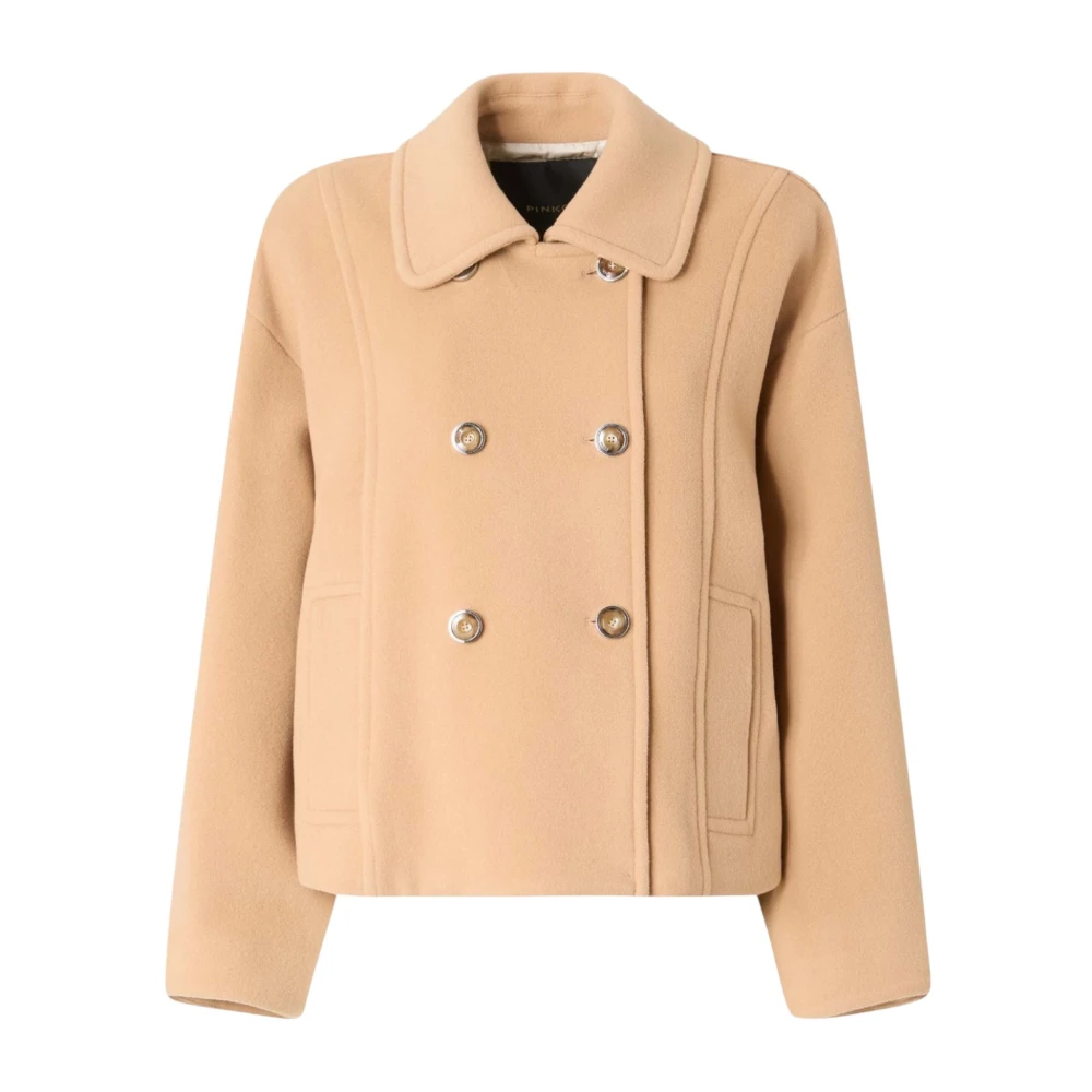Pinko Donna Beige Cappotti, M, New,