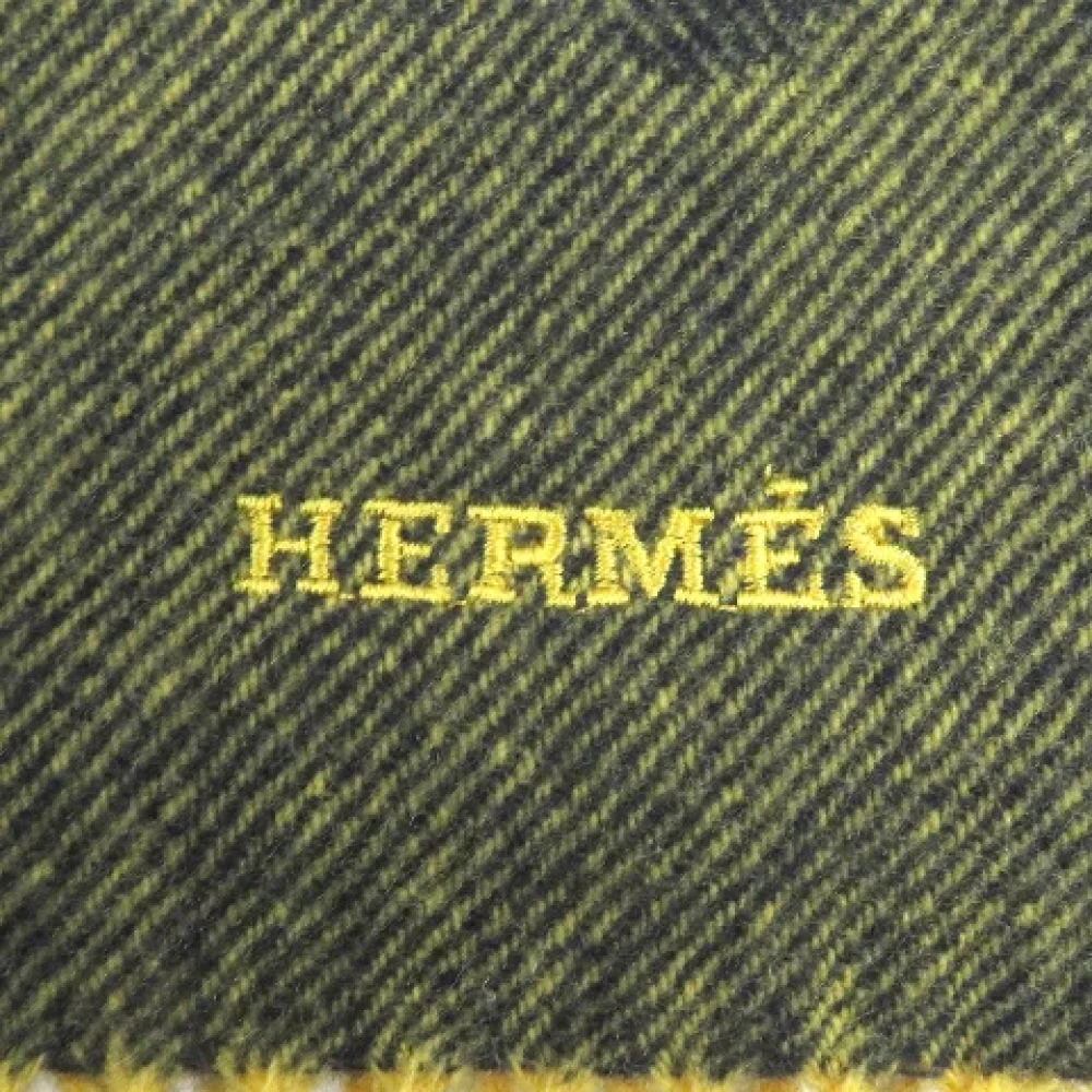 Hermès Vintage Pre-owned Fabric scarves Green Dames