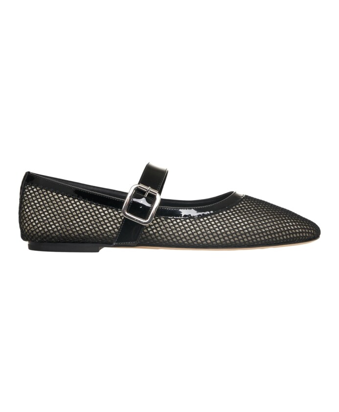 black-mesh-ballerina-flats