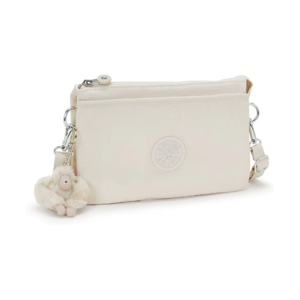 Kipling Lichtgewicht veelzijdige crossbodytas met vakken Beige Dames