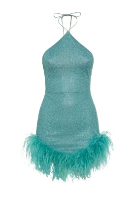 Lumière Plumage Mini Klänning