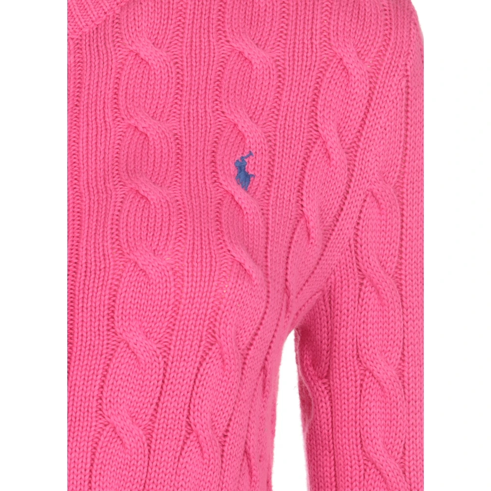 Ralph Lauren Katoenen Cardigan Pink Dames
