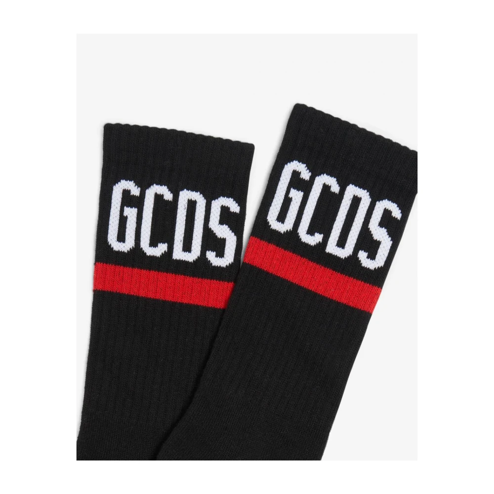 Gcds Katoenen Casual Shirt Black Heren