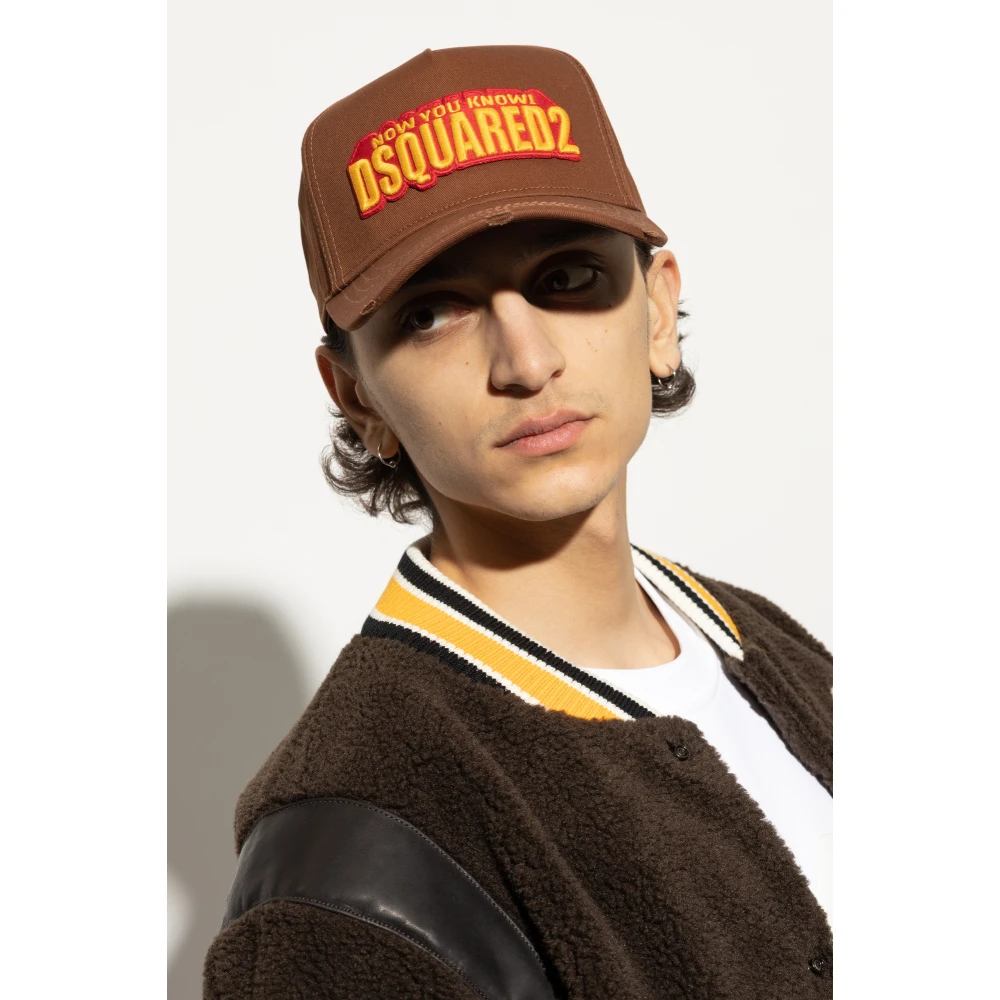 Dsquared2 Baseball Cap Brown Heren